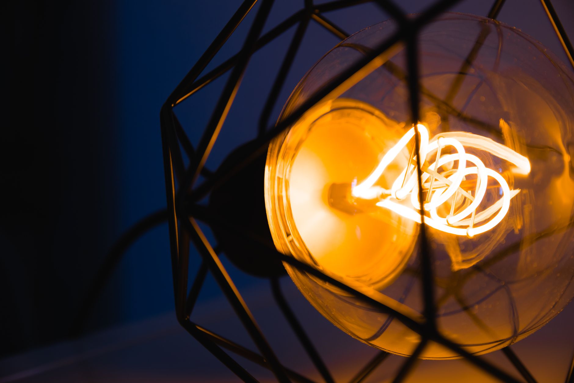 long exposure photo of pendant lamp
